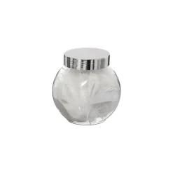 ACCESSOIRE BOCAL PLUMES PAILLETTE BLANC ARGENT