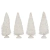 ACCESSOIRE VILLAGE SAPIN BLANC X4 PIECES