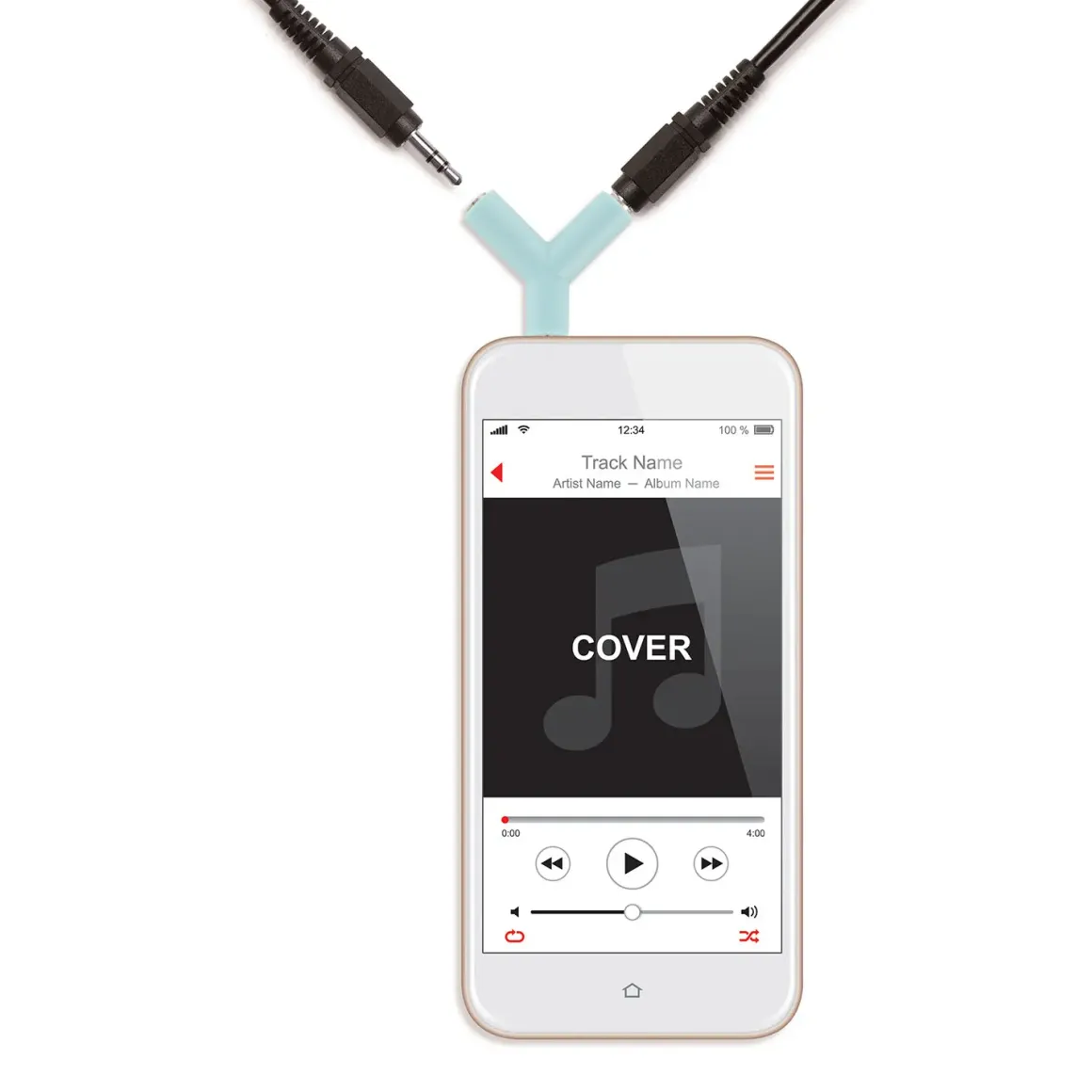 ADAPTATEUR DE PRISE AUDIO JACK 3.5MM