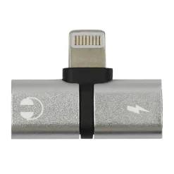 ADAPTATEUR DOUBLE AUDIO CHARGEMENT IPHONE