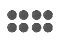 AIMANTS FORTS ASPECT METAL METAL 1 CM X 8 PCS