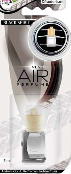 AIR PERFUME VENT BLACK SPIRIT