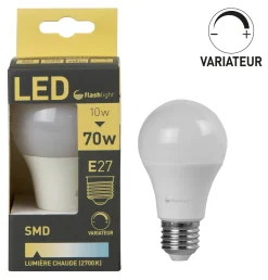 AMPOULE LED A60 E27 10W AVEC VARIATEUR