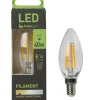 AMPOULE LED 4 FILAMENTS BOUGIE E14 4W