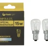 2 AMPOULES FRIGO E14 15W