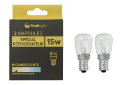 2 AMPOULES FRIGO E14 15W