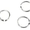 ANNEAUX DE LIAISON RONDS ARGENT 5 MM X 100 PCS