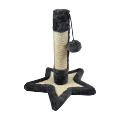 ARBRE A CHATON SOCLE ETOILE ET JOUET 30X33CM ANTHRACITE