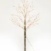 ARBRE EXTERIEUR GIVRE 120 LEDS BLANC CHAUD H.150CM