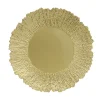 ASSIETTE DECORATION DOREE D.33CM