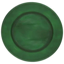 ASSIETTE DE PRESENTATION BILLES VERT 33CM