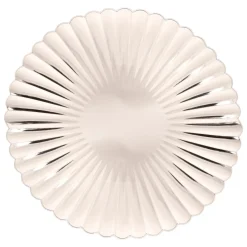 ASSIETTE DE PRESENTATION COQUILLE ARGENT 33CM