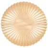 ASSIETTE DE PRESENTATION COQUILLE OR D.33CM
