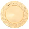 ASSIETTE DE PRESENTATION HOUX DORE D.33CM