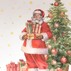 ASSIETTE DE PRESENTATION PERE NOEL D.33CM