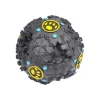 BALLE DISTRIBUTEUR DE CROQUETTES VINYLE SONORE NOIR D.10CM
