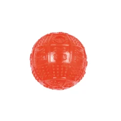 BALLE DISTRIBUTEUR DE CROQUETTES ROUGE D.8CM