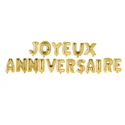 BALLON JOYEUX ANNIVERSAIRE X14