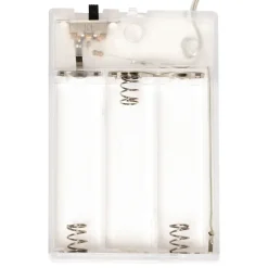 BARRIERE BLANC ROUGE 44 LEDS VILLAGE DE NOEL