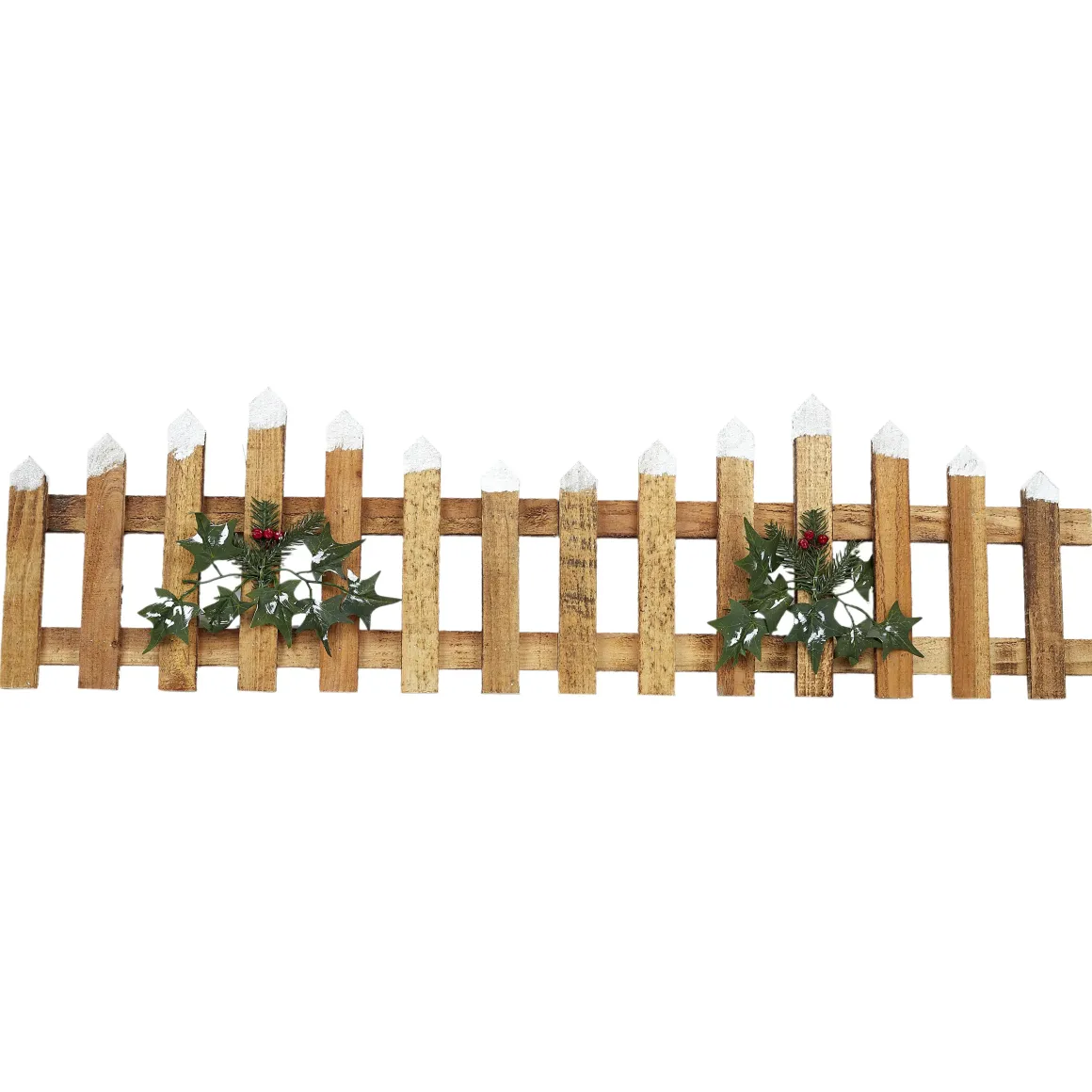 BARRIERE BOIS ENNEIGEE AVEC HOUX L.25CM