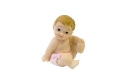 BEBE ASSIS EN RESINE ROSE