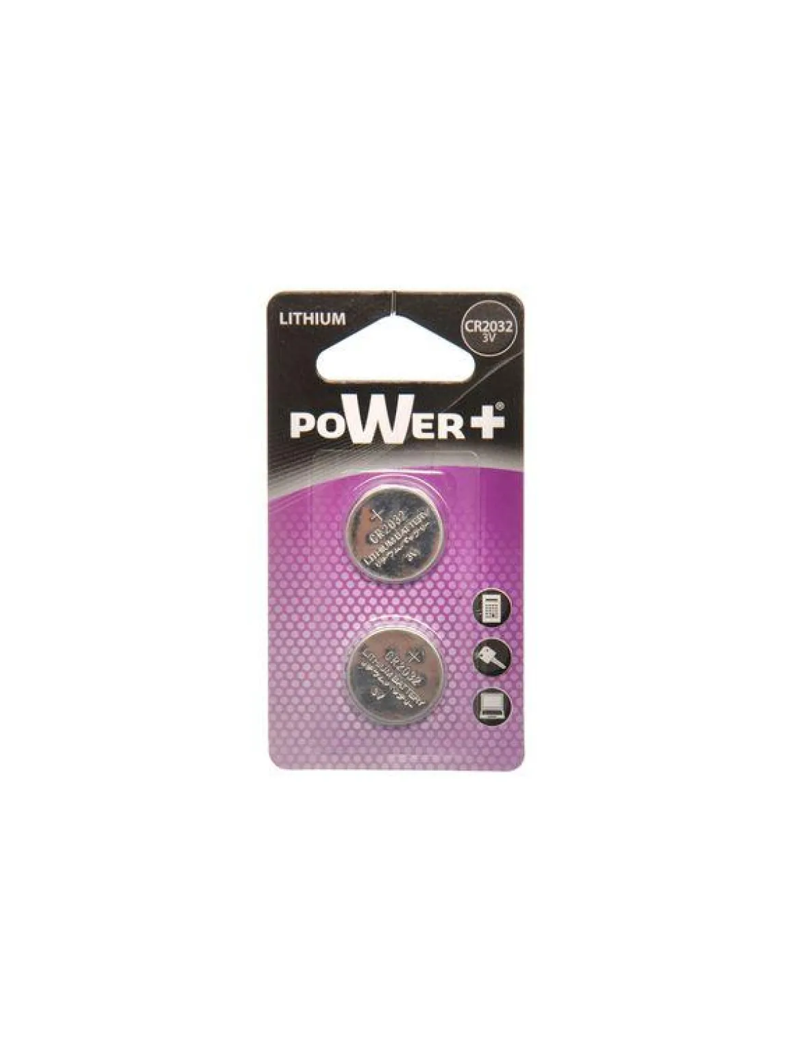 BLISTER 2 PILES BOUTON LITHIUM CR2032