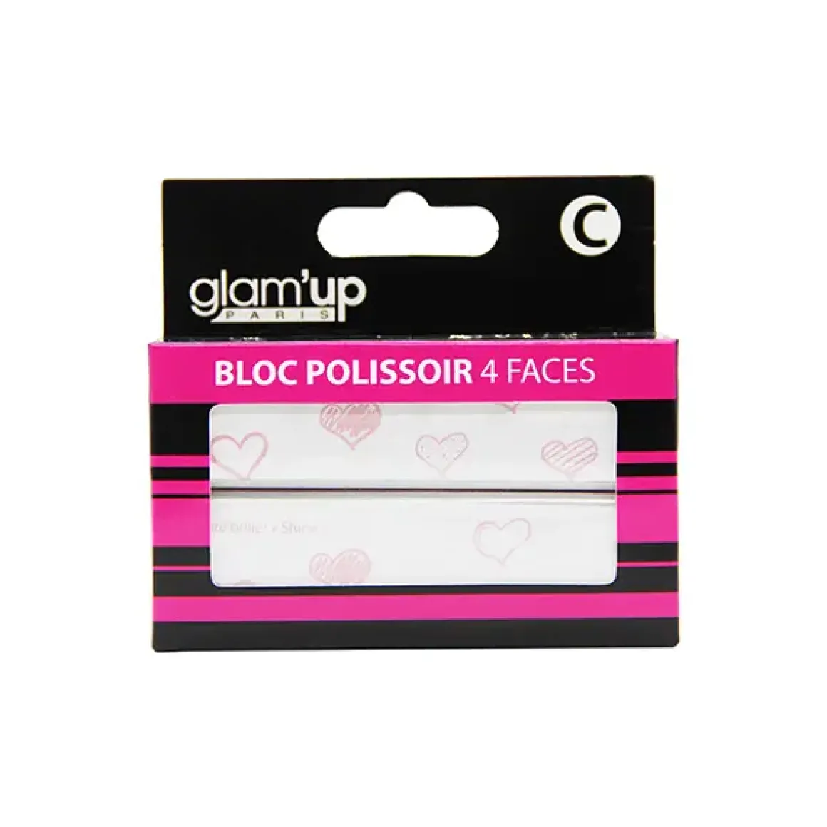 BLOC POLISSOIR 4 FACES X2 PIECES
