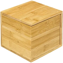BOITE A BIJOUX 3 TIROIRS BAMBOU