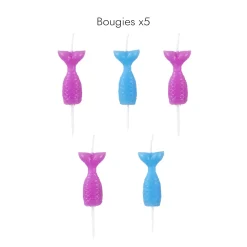 BOITE ANNIVERSAIRE SIRENE 53 PIECES