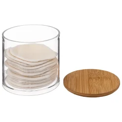 BOITE BAMBOU 14 DISQUES COTON LAVABLES SELENA