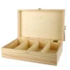 BOITE BOIS 4 COMPARTIMENTS 31X19.5X9CM