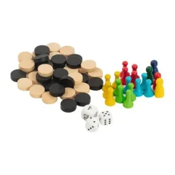 BOITE DE JEUX EN BOIS