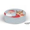 BOITE METAL RONDE 13.5X7.5CM