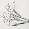 BOLDUC METALLISE AVEC ATTACHE POUR BALLON X12 PIECES ARGENT