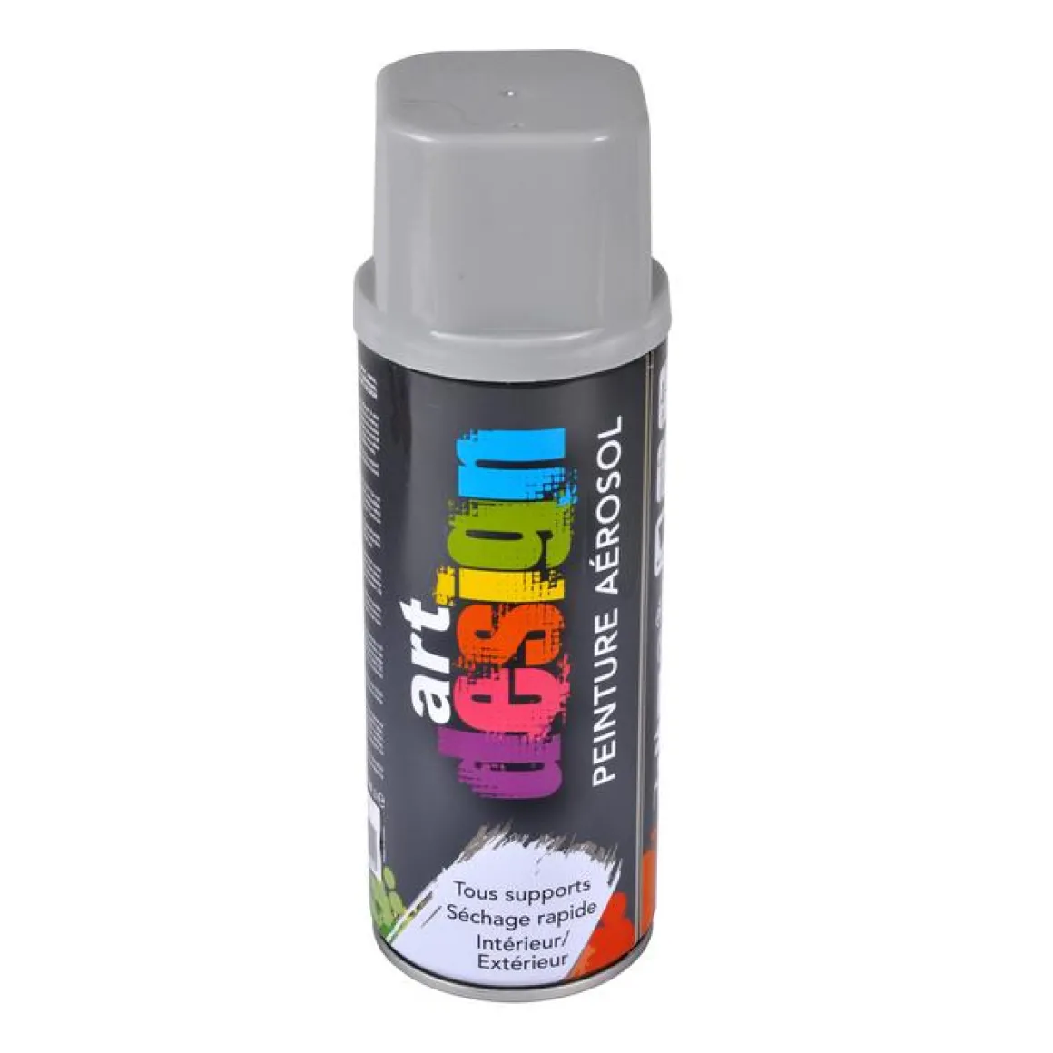 BOMBE DE PEINTURE MULTI SUPPORTS 400ML ZINC