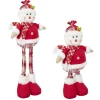 BONHOMME DE NEIGE JAMBES EXTENSIBLES 15X9X65CM