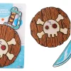 BOUCLIER ET EPEE PIRATES 53CM MOUSSE