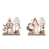 BOUGEOIR DE NOEL A POSER SCENE MAISON