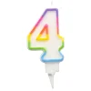 BOUGIE ANNIVERSAIRE CHIFFRE 4