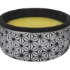 BOUGIE CITRONNELLE POT CIMENT AZTECA MEGA GRAND MODELE NOIR
