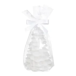BOUGIE LED SAPIN BLANC H.9.5CM