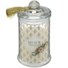 BOUGIE PARFUMEE VERRE IRIS 11X6CM 85G