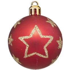 BOULE DE NOEL 50MM X15 PIECES LISSE DECO DELICE