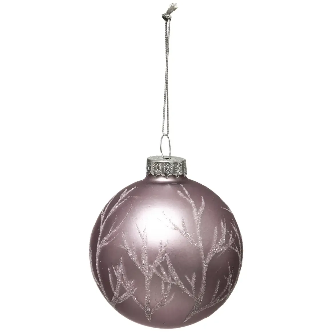 BOULE DE NOEL VERRE ARBRE TURQUOISE 7CM