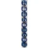 BOULE DE NOEL X9 PIECES BLEU NUIT 6CM