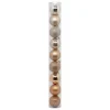 BOULE DE NOEL X9 PIECES NUDE 6CM
