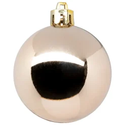 BOULE DE NOEL X9 PIECES NUDE 6CM