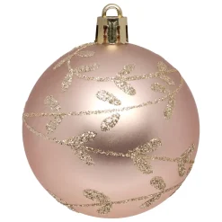 BOULE DE NOEL X12 PIECES SECRETS BOIS 6CM