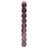 BOULE DE NOEL X9 PIECES VIOLET 6CM