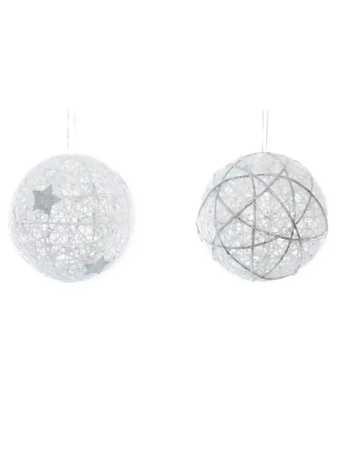 BOULE GM 10 LED FILS TRESSES ETOILES
